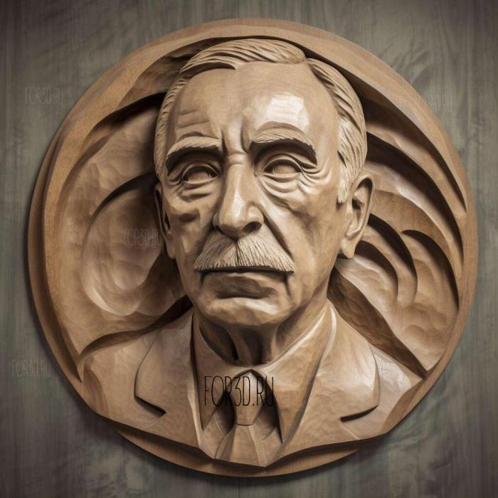 John Keynes 1 stl model for CNC